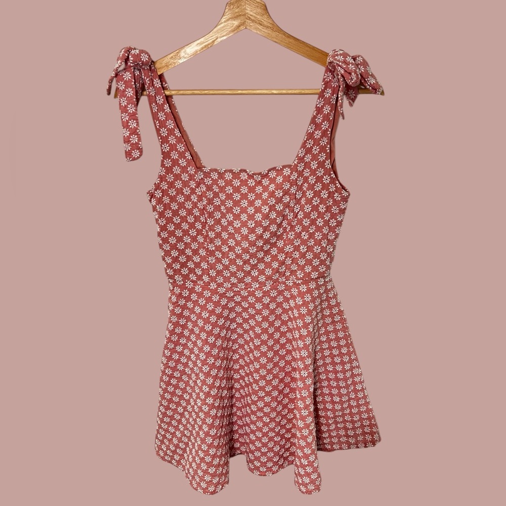 Tiered Floral mini dress